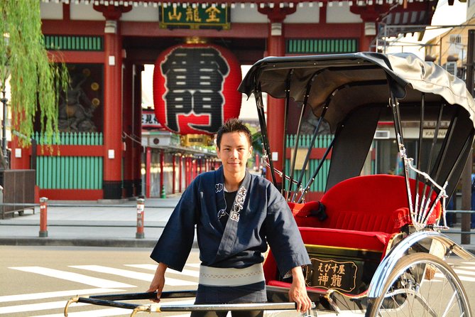 Tokyo Asakusa Rickshaw Tour - Ushijima Shrine and the Lucky Fortune Cow