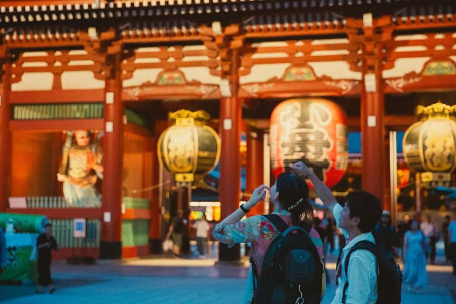 Tokyo: Asakusa Sensoji Night Walk with a Local Brandy - Key points to know before booking