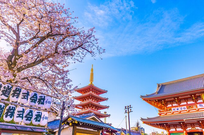 Tokyo: Asakusa & Sensoji ー Oldest Temple Walking Tour (2hrs) - Nakamise Street, souvenirs and snacks in one long approach