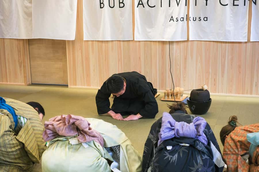 Tokyo, Asakusa: Tea Ceremony and Sweets Making Class - Preparing matcha with an English-speaking expert