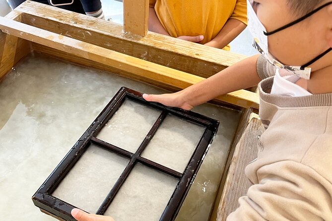 【Tokyo/Asakusa】Traditional Japanese Washi Papermaking experience - The drying pause and the one-hour schedule