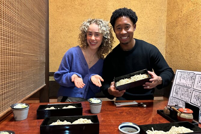 Tokyo : Authentic Soba Noodle Making Experience - Eating the soba you made