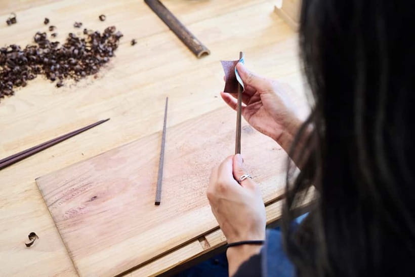 Tokyo: Chopstick Making Workshop with Artisan - A peaceful break from the city