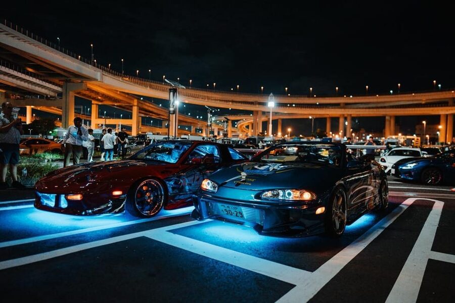 Tokyo Drift: Daikoku PA Supreme Car Experience 大黒PA - The unpredictable part: police closures and weather