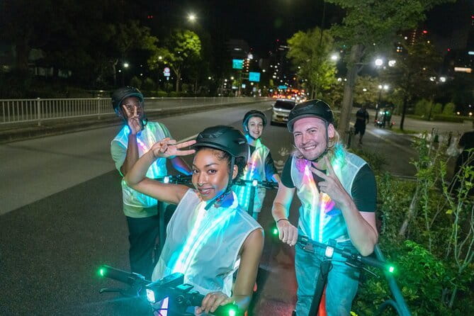Tokyo: E-scooter Experience & Tokyo Tower night Tour - A fresh way to see Tokyo Tower at night