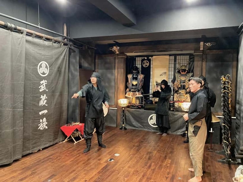 Tokyo: Elite Ninja Samurai Hands-on Mission Insights, 90 min - Shuriken throwing and blowgun shooting