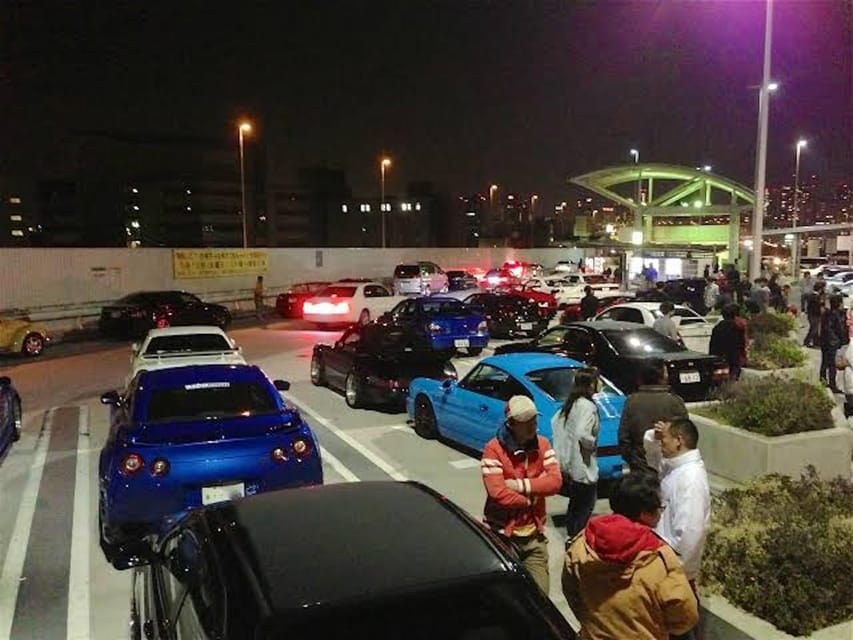 Tokyo: FAST&FURIOUS EXPERIENCE Daikoku Tokyo Car Club - Arriving at Daikoku Parking Area