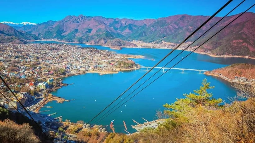 Tokyo:Fuji-Kawagu Cable Car (Ticket Inc.) Shinkurayama&Panos - Oshino Hakkai’s eight clear spring ponds