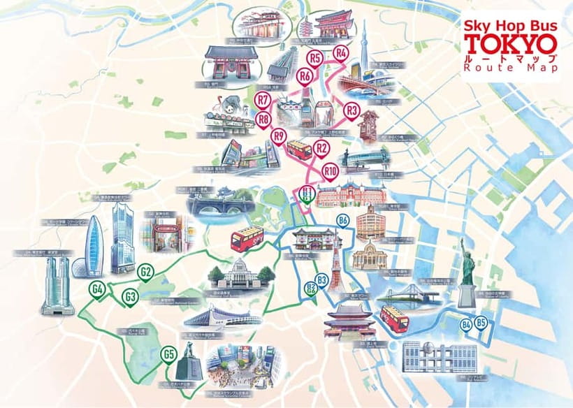 Tokyo: Hop-On Hop-Off Sightseeing Bus Ticket - How to plan one day or two