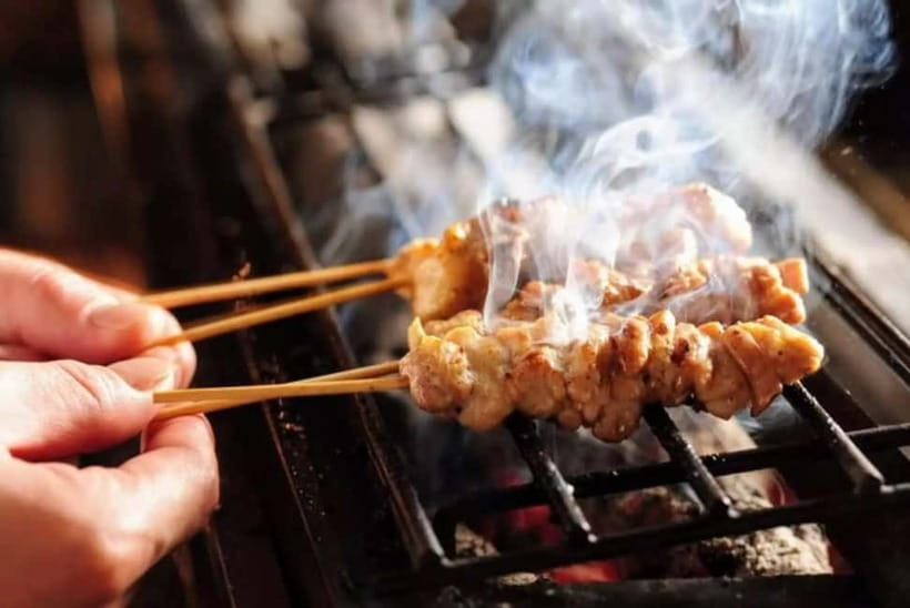 Tokyo: Izakaya Bar at Bistro Fukumimi, Ginza Corridor - The twelve-skewer Kushiyaki Satisfaction Course