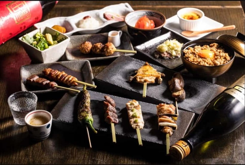 Tokyo: Izakaya Bar Experience at Kuuraku Ginza Reservation - The five-skewer course: a compact introduction