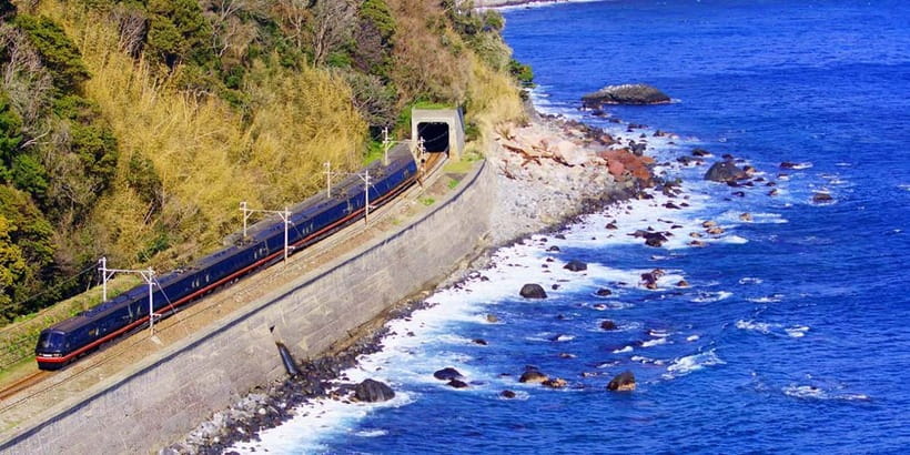 Tokyo: Izu Scenic Oceanview Train, Volcano, Coast Day Trip - Omuroyama, the matcha-colored volcano