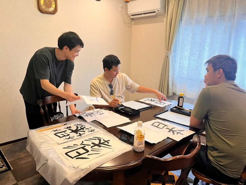 Tokyo: Japanese Calligraphy Lesson with Skilled Instructor - Choosing a word with meaning