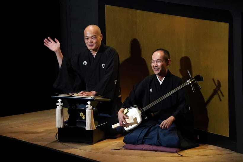 Tokyo: KABUKI, BUNRAKU, etc. presented by National Theatre - Hogaku listens for the sound of snow