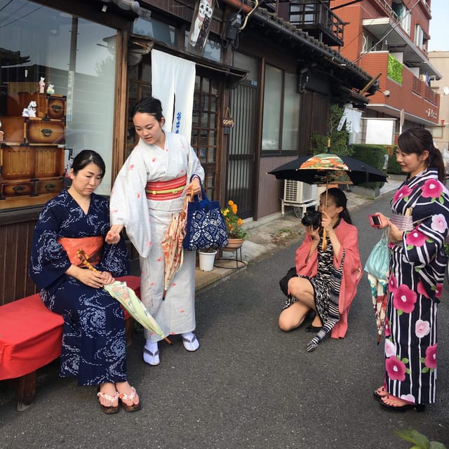 Tokyo: Kimono Dressing, Walking, and Photography Session - Dressing in a traditional Japanese home