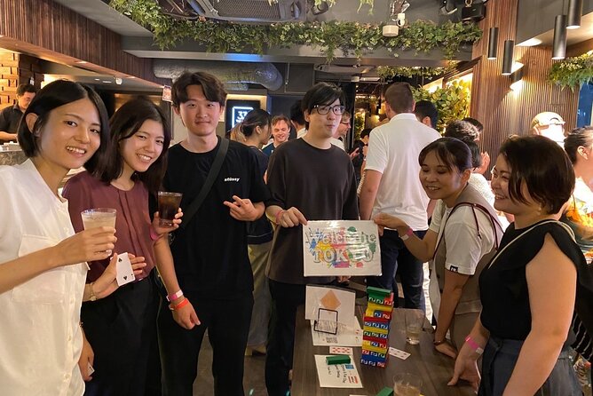 Tokyo Locals & Traveller can come alone Party experience Shibuya - The first drink and the first introductions