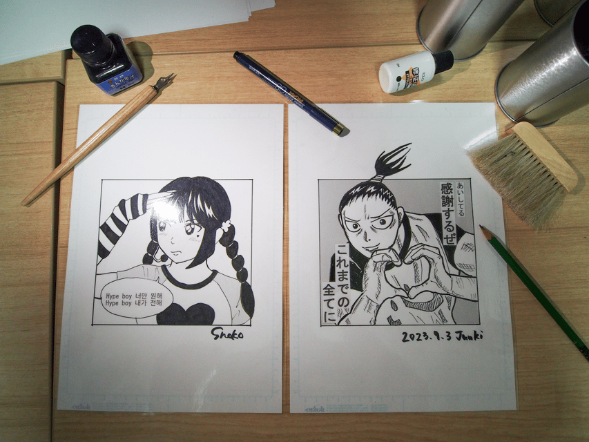 Tokyo: Manga Drawing Workshop Guided by Pro Manga Artist - Rough sketches and the artist’s quick hand