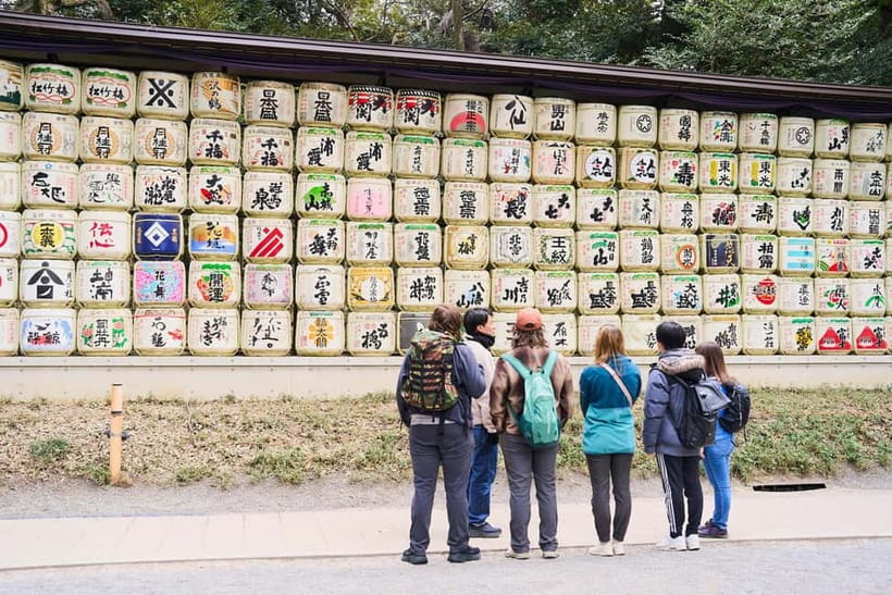 Tokyo: Meiji Shrine Walking Tour — Shinto & Imperial System - Wine barrels, sake, and a visual history lesson