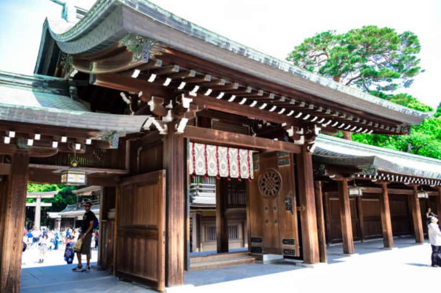 Tokyo: Meiji Shrine Walking Tour with Local Guide - Meeting the guide and entering the sacred forest