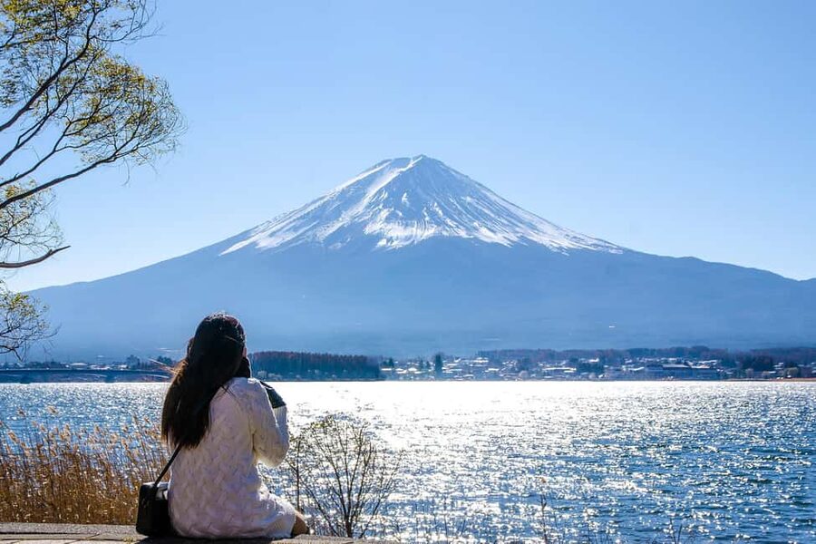 Tokyo: Mt Fuji, Kamakura, Lake Ashi & Big Buddha Guided Tour - Oshino Hakkai, spring water, food, and village views