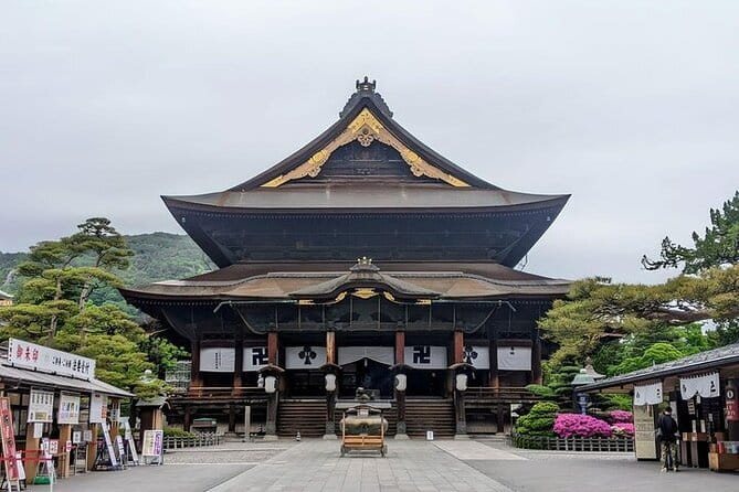 Tokyo Nagano Snow Monkey Park and Zenkoji Temple English driver - Sake tasting at Nishimon Yoshinoya