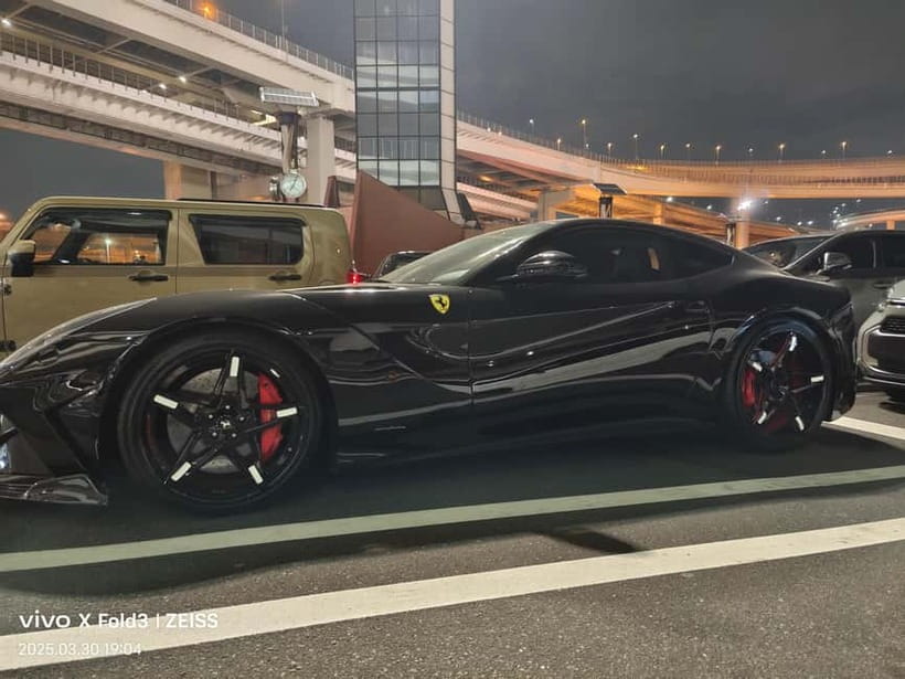 Tokyo Night Drive: Daikoku PA Car Culture & Wangan Midnight - Tokyo Tower after dark