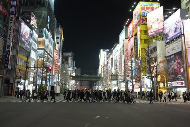 Tokyo Night Tour Akihabara, Shibuya, Karaoke and City Lights - Why this route works after sunset