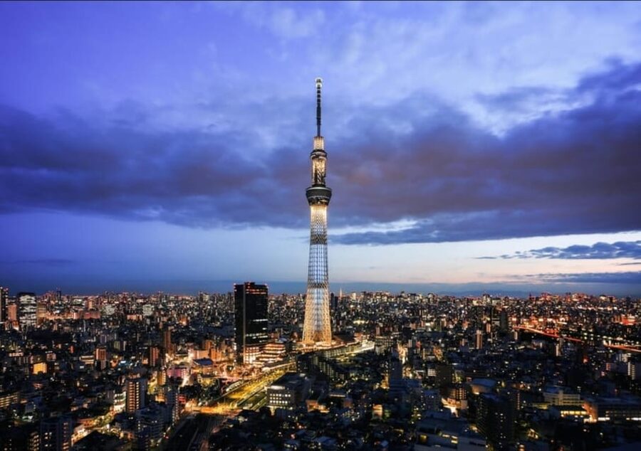 Tokyo: Private Customizable Day Tour with Chauffeur - Tokyo Tower and Tokyo Skytree show two sides of the city