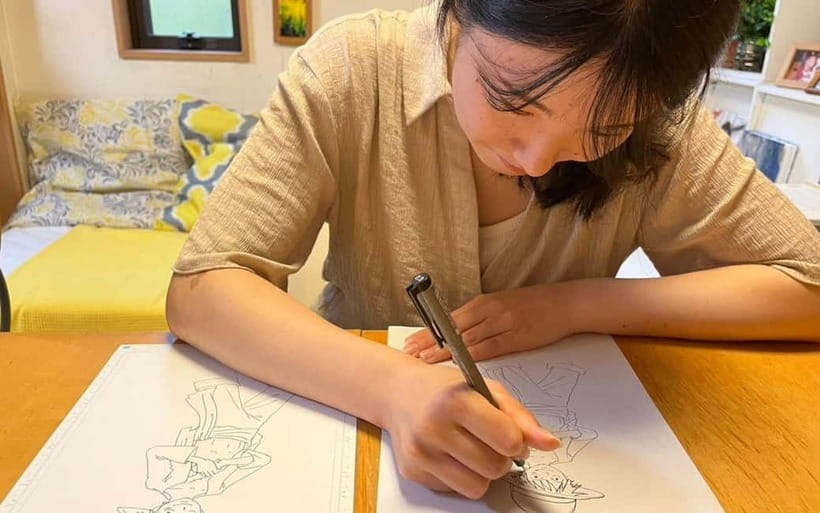 Tokyo: Private Manga Drawing Class with Professional Artist - Screentones bring shadows and texture