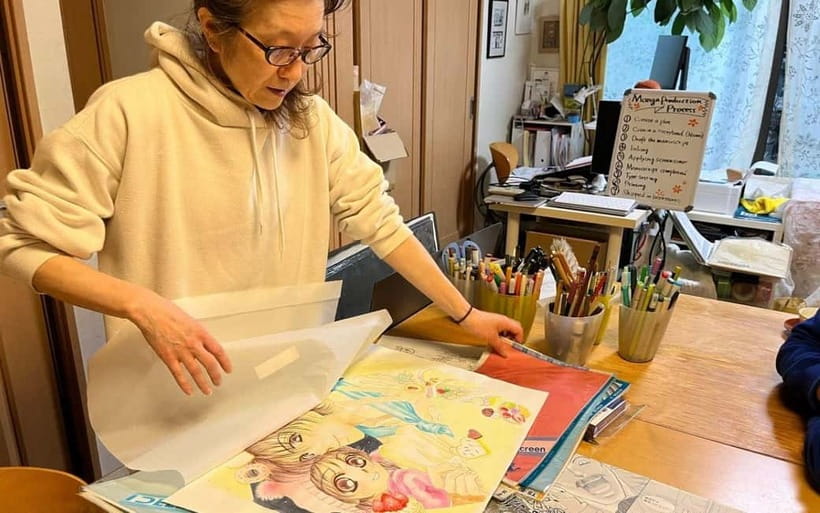 Tokyo: Private Manga Drawing Class with Professional Artist - Finishing touches and the take-home artwork