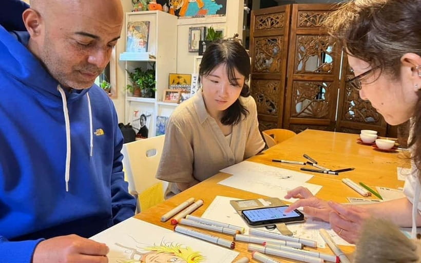 Tokyo: Private Manga Drawing Class with Professional Artist - What the 150 minutes feel like