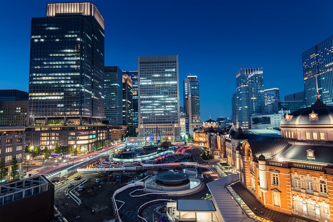 Tokyo Private Night Tour by Car/Van - English speaking chauffeur - Tokyo Station and its red-brick character