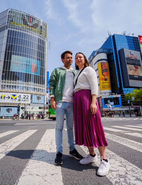 Tokyo: Private Photoshoot at Shibuya Crossing - Meeting at American Eagle and getting set