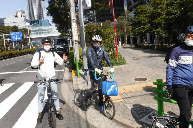 Tokyo Private Sightseeing Tour by Bike with Water Bus - Riding through Oyokogawa Water Park toward Skytree