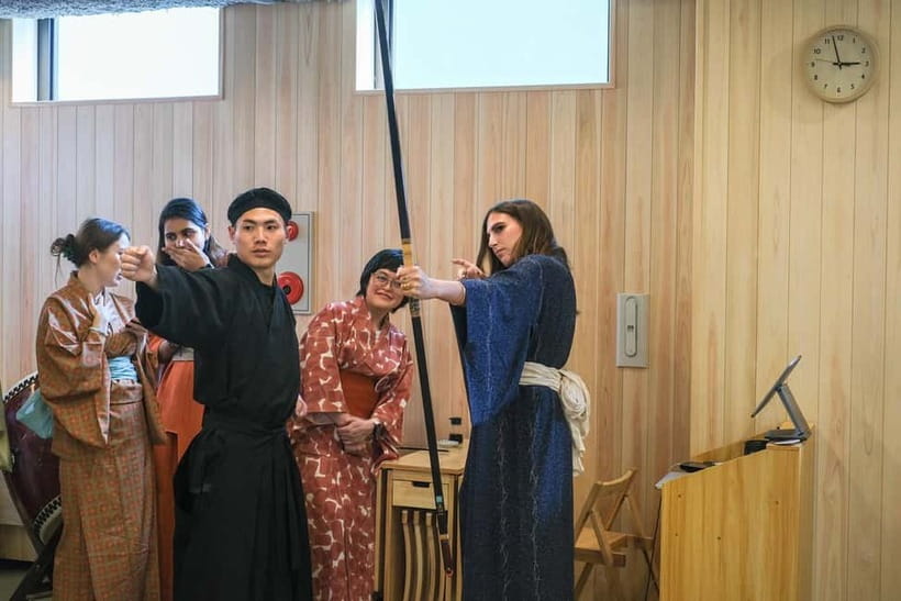 Tokyo Samurai Experience: Kyudo (Archery) and Swordsmanship - Japanese Snacks and the Social Side of the Class