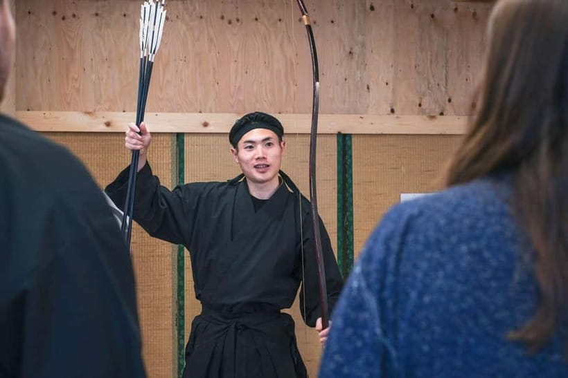 Tokyo Samurai Experience: Kyudo (Archery) and Swordsmanship - Changing Into a Hakama