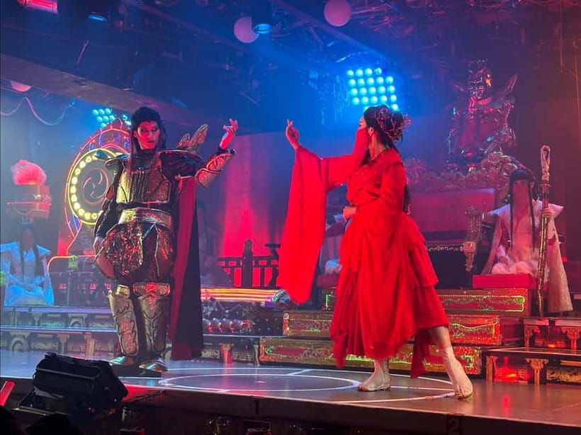 Tokyo: Samurai Restaurant Show Ticket with 2 Drinks - A neon samurai show in the heart of Shinjuku