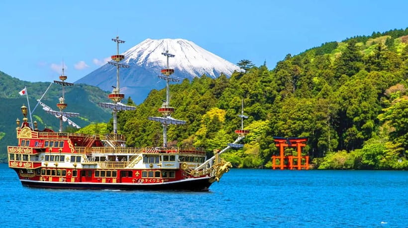 Tokyo:Sea of Mount Fuji, Hakone Ropeway, Ōwakudani, Enoshima - Four Fuji viewpoints in one long day