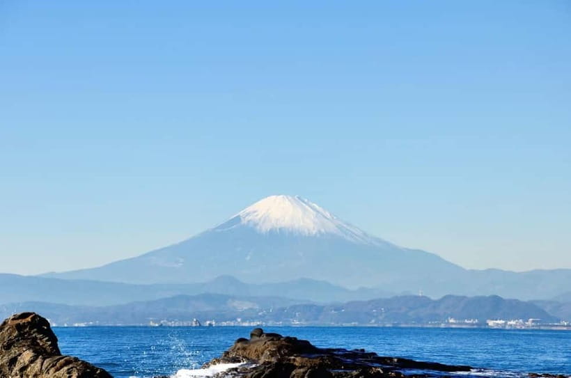 Tokyo:Sea of Mount Fuji, Hakone Ropeway, Ōwakudani, Enoshima - Enoshima, where shrines meet Sagami Bay