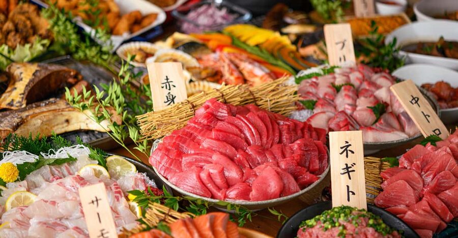 Tokyo Seafood Buffet Restaurant-Iroha, Meal & Tuna Filleting - How to make 70 minutes work