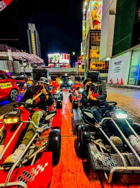 Tokyo: Shibuya and Shinjuku Streets Guided Go-Karting Tour - Key points to know before booking