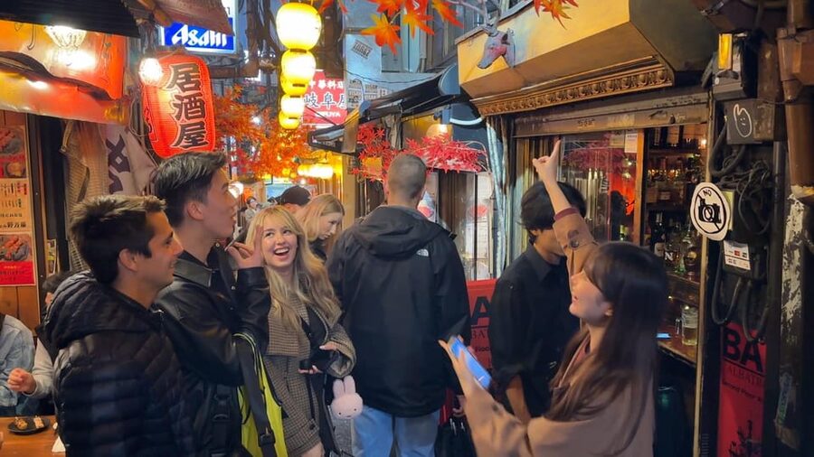 Tokyo: Shibuya Food Tour with 15 Dishes at 4 Eateries - Timing, drinks, and age rules