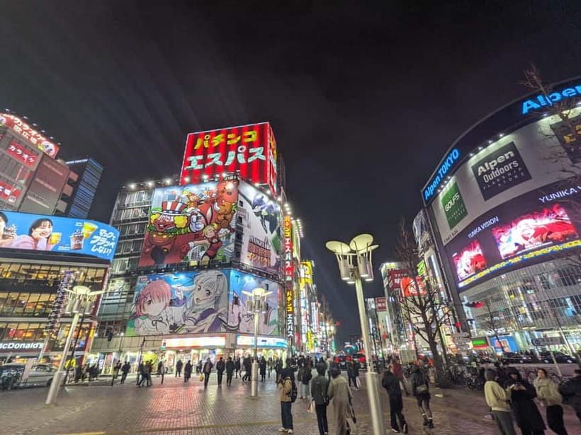 Tokyo Shinjuku : Private Walking Night Tour with Pachinko - Starting at the Lion statue in Shinjuku