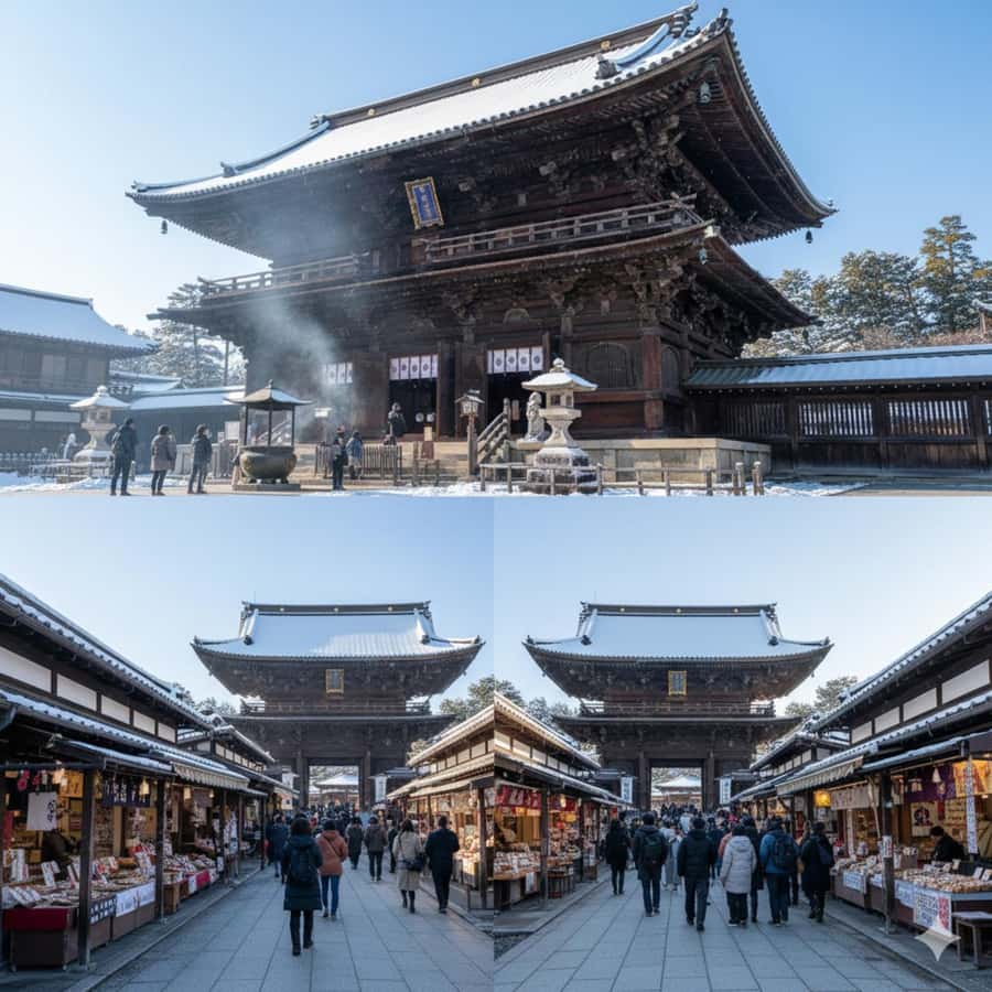 Tokyo: Snow Monkey and Zenkoji Temple Day Trip In Low Price - One hour with the macaques