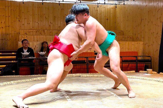 Tokyo Sumo Entertainment Show with Chicken Hot Pot and Photo - Photos, a Gift, and the Final Moments