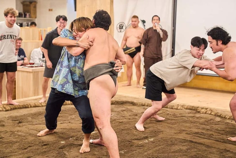 Tokyo Sumo Experience: Chanko & Mochi with a Former Pro - Who will enjoy this most