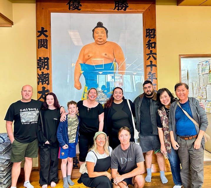 Tokyo: Sumo Morning Practice with journalists. Not fake show - Timing, conduct, and practical comfort