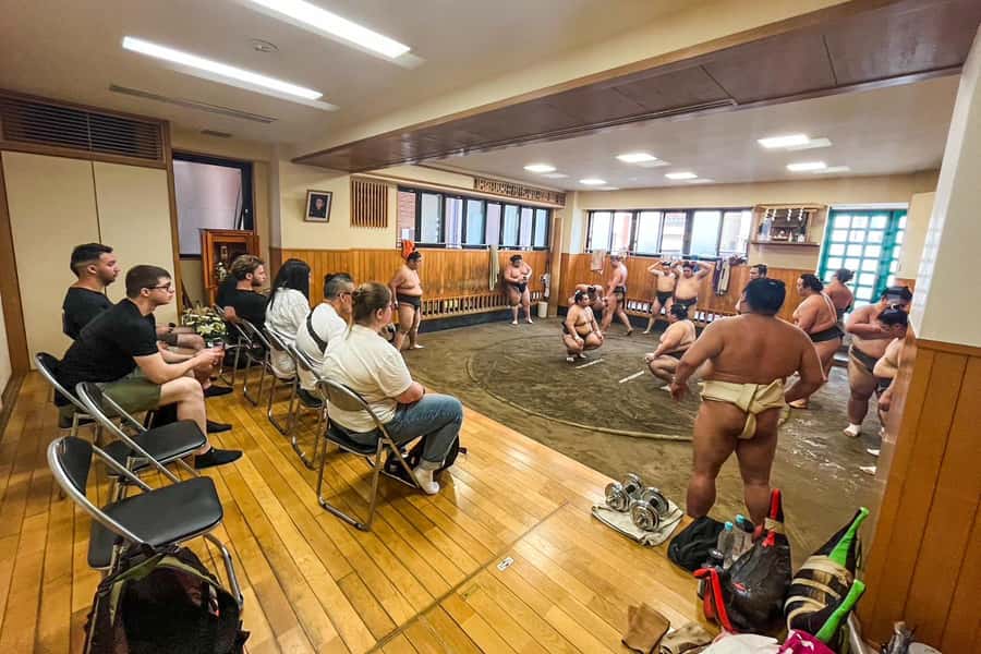 Tokyo: Sumo Practice Tour with Ring-Side Seat and Photoshoot - Key points to know before you book