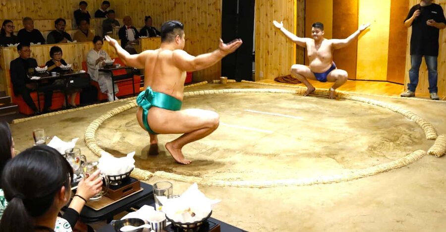 Tokyo: Sumo Show Experience with Chicken Hot Pot and a Photo - What the two-hour schedule feels like