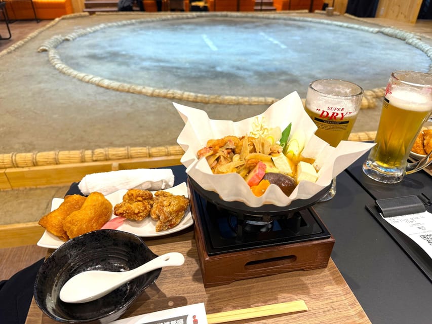 Tokyo: Sumo Show Experience with Chicken Hot Pot and a Photo - Standard, VIP, and VVIP seating